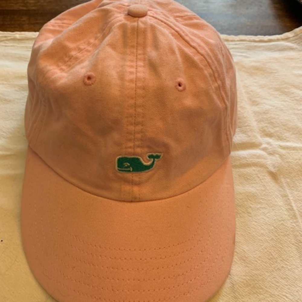 Vineyard Vines pink baseball hat. Gently used. One size.